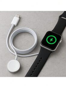 Cargador Magnético para Watch con Cable de Alta Velocidad, Compatible con Todas las Series, Diseño Compacto y Portátil. - Tipo C - Ver 6