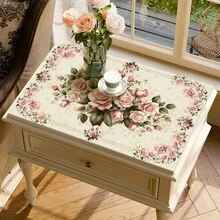 1pc Absorbent Drying Mat, Traditional Pattern, Kitchen Decor, Coffee Machine Mat, Handmade Coffee Pot Draining Pad, Kitchen Floor Mat, Dining Table Mat, Kitchen Counter Dish Drying Mat, Breakfast Mat, Heat-Resistant Anti-Slip Draining Mat, Diatomite Draining Mat, Hides Stains, Super Absorbent Kitchen Mat, Easy To Clean Dish Rack Mat, Suitable For Kitchen, Dining Table, Coffee Shop, Bar, Holidays, Parties, Home Decor, Mother's Day Gift - Multicolor - View 8