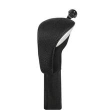 FINGER TEN Golf Schlägerkopfhaube 1 Packung für Hölzer, Fairway, Hybrid, Premium Zubehör mit langem Hals und austauschbarem Nummernschild in Schwarz/Rot/Blau für zuverlässigen Schlägerschutz und schnelle Identifizierung - Schwarz - Übersicht 10