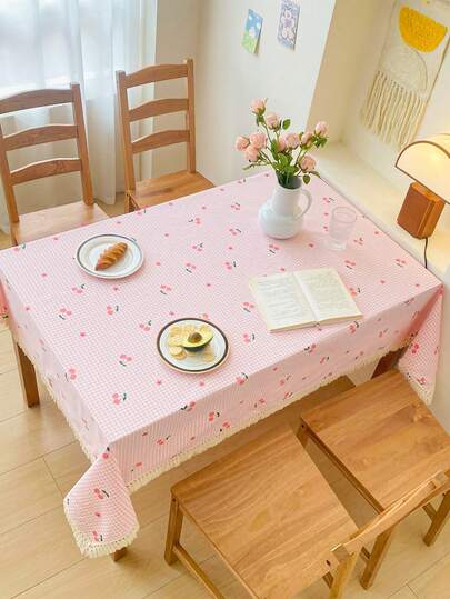 1 قطعة منشفة طاولة مطبوعة من القطن والكتان، منشفة طاولة ذات حواف مهترئة، غطاء طاولة طعام مقاوم للماء، غطاء طاولة مطبخ، منشفة طاولة قهوة مقاومة للغبار، مناسبة للديكور المنزلي اليومي وترتيب حفلات المناسبات. مصنوعة من قماش كتان قطني سميك، متين وقابل للغسيل.