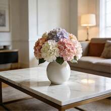 1 bông hoa cẩm tú cầu nhân tạo, cẩm tú cầu lụa, cây giả, thích hợp để tự làm bó hoa cưới, trang trí tiệc tùng, nhà cửa, nhà bếp, sân vườn, khách sạn, văn phòng, Ngày của Mẹ, trang trí tựu trường, tiệc vườn mùa xuân, trang trí vòng hoa cổng vòm tự làm, cũng là một món quà tuyệt vời dành cho các bé gái. - Nhiều màu - Xem 5