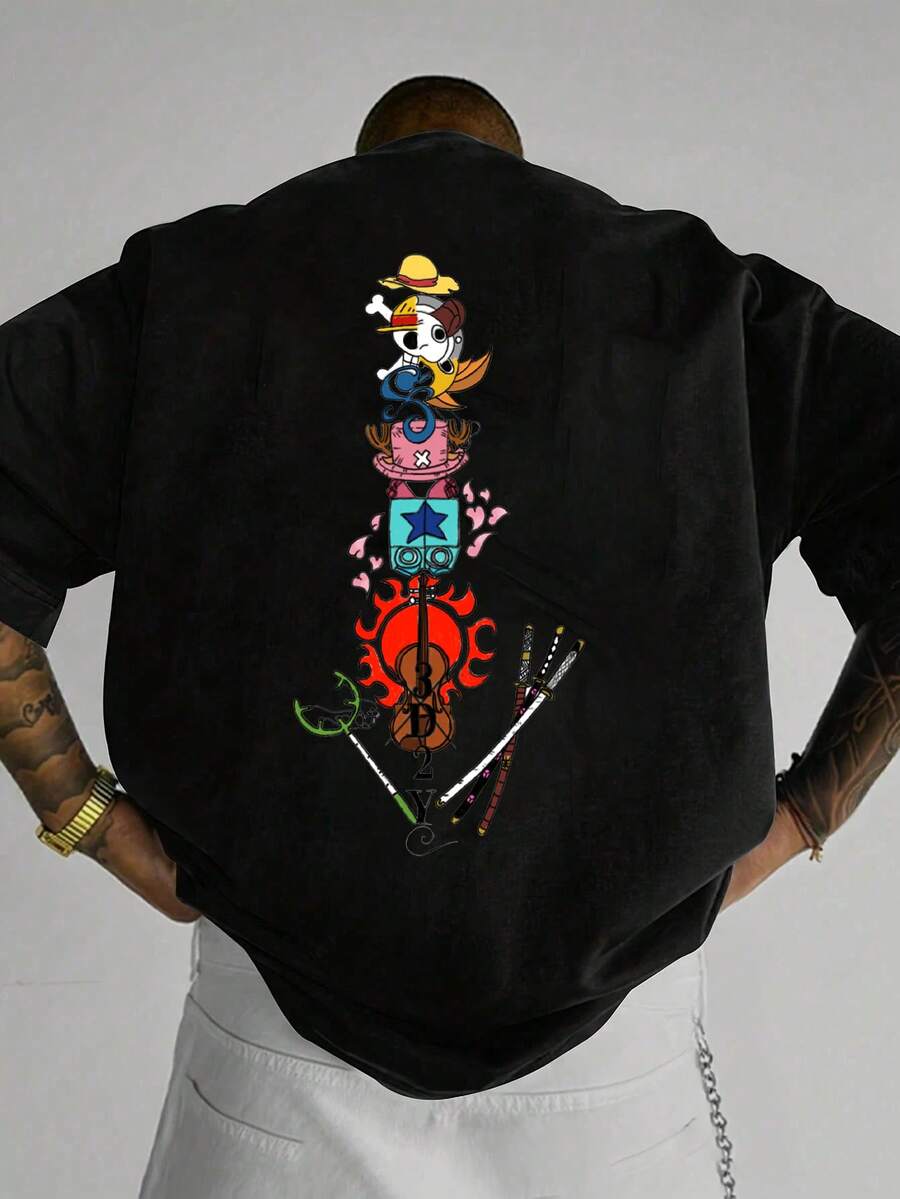 Men T-Shirts - màu đen - Xem 1