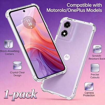 1 Funda de teléfono transparente con cojín de aire, compatible con el teléfono transparente. Funda de teléfono, cubierta protectora de teléfono, carcasa de teléfono, chaqueta de teléfono, funda de teléfono resistente a golpes, funda de teléfono simple, funda de teléfono de unicolor, funda de teléfono transparente a prueba de golpes en las cuatro esquinas, funda de teléfono de TPU, funda de teléfono resistente a golpes