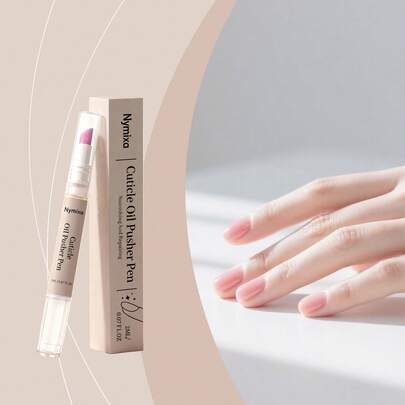 Nymixa 指甲护理油笔，蕴含荷荷巴油和葵花籽油，滋养强韧指甲，软化角质层，修复受损指甲，便携易用，适合居家及美甲沙龙使用，打造亮泽美甲。