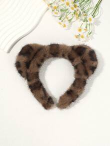 1个熊耳朵发箍 毛绒发箍 派对舞会角色扮演头饰 服装发饰 女士美容家居卧室装饰 - 彩色 - 查看 11