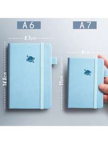 Personalized A6/A7 Notebook With Strap, Waterproof Notebook Suitable For Students, Birthday Gift, Daily Use And Office, Back To School Reward Notebook - Multicolor - View 2