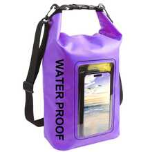 1pc Unisex Waterproof Bag With Touch Screen Window, 2L Large Capacity, Lightweight Dry Bag Backpack With Phone Case, Suitable For Diving, Travel, Swimming, Canoeing, Kayaking, Camping And Beach - Waterproof Bag - View 9