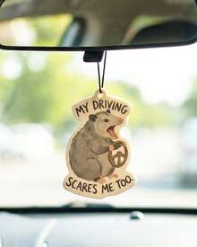 Car Air Freshener Funny Cute Humor 5pcs Raccoon Frog Capybara Car Accessories Automotive Interior Hanging Scents Mirror Decor For Women Teen Girls - FunnyZoo - 查看 2