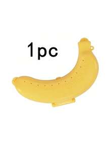 1pc Banana Shaped Airtight Food Storage Container, Compartment Bento Box, Fridge Storage, Kitchen Organization, Portable Outdoor Thermal Lunch Box, Suitable For Home, Office, Picnic, School, Dorm, Holiday Gathering, Gift - Multicolor - View 13