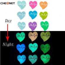 CHEONET- Glow-In-The-Dark Heat Transfer Vinyl, 30x50cm/11.8x19.7 Inches, PU Elastic Iron-On Vinyl For T-Shirts, Easy To Cut And - U - View 5