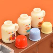 Realistic Cartoon Teapot Miniature Hot Water Bottle, Dollhouse DIY Micro Landscape Kitchen Decor - Cartoon Water Bottle - View 2