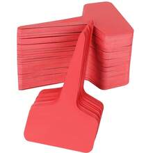 100 Pcs Plastic Plant Labels White T-Type Garden Stake Tags Waterproof Plant Markers Reusable Plant Signs For Outdoor Indoor Nursery Potted Plants Seed - Multicolor - View 12