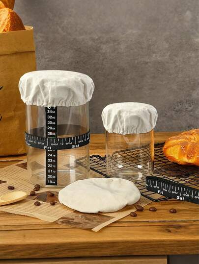 Reusable Cloth Bread Proofing Cover, Suitable For Sourdough Fermentation Containers, Kombucha Etc., Elastic Cloth Bread Proofing Cover For Sourdough Fermentation, Kitchen Storage And Organization