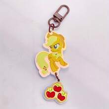 MY LITTLE PONY Bộ 6 móc khóa túi xách acrylic sáng tạo - Fluttershy, Rarity, Twilight Sparkle, Apple Jack - Phụ kiện mini dễ thương, hoàn toàn phù hợp với mọi túi xách hoặc ba lô. Lý tưởng cho trường học và văn phòng. Món quà hoàn hảo cho thanh thiếu niên vào ngày sinh nhật, Giáng sinh và tựu trường. Thích hợp cho tiệc sinh nhật, quà tặng bạn bè hoặc quà kỷ niệm. - Nhiều màu - Xem 9
