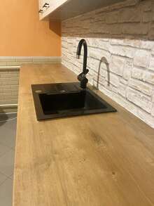 1 Roll PVC Oil-Proof Wood Grain Sticker Self-Adhesive Wallpaper For Kitchen Countertop Furniture Cabinet Table Wall Renovation - Phoebe - View 5