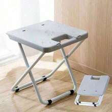 Home Kitchen Indoor Multifunctional Portable Folding Comfortable Stool Space Saving Plastic Bath Shower Chair Easy Storage - As Picture - View 5