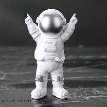 1pc Astronaut Figurine Decor, Suitable For Car/Home Decoration, Adopting Modern European Style, Ideal For Birthday Gift, Halloween Gift, Perfect Home Decor, Applicable For Room, Wall, Home, Bedroom - Type a - View 21