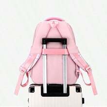 Capybara Cute Anti-Tumbling Backpack School Backpack Teen Backpack Laptop Backpack With Pom Pom Backpack Travel Backpack Casual, Back To School Gift Cute Cartoon Backpack - Lightweight With Adjustable Straps -Student Backpack Backpack School Bag,Back To School Supplies School Essentials Stationery Supplies Backpack - Multicolor - View 5