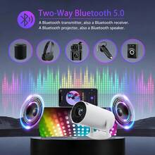 Mini Proyector Profesional Wifi Android11,home Proyectores Baratos ,4k 1080p Full Hd.proyector Led Con Corrección Automáticahorizontal, Proyector Giratorio De 180°parateléfono - Tipo de Enchufe A USA (110-127V) - Ver 3