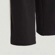 Adidas 女士 FAV FT 3S PNT 针织撞色条纹运动裤 KS2819 - 黑色 - 查看 5