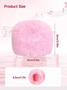 Blue Ye Ti Pop Filter - Microphone Cover, Furry Wind Muff, Mic Windscreen For SoloCast | Ye Ti | Nano | Fifine AM8 | Seiren / V3 Mini And More USB Mics, Pink - one-size - View 10
