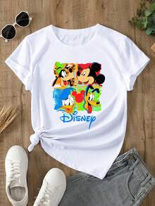 Disney Women T-Shirts - 白色 - 查看 1