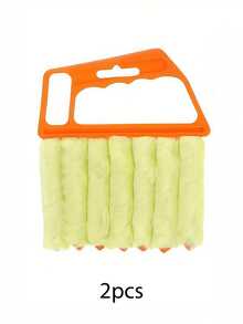 1/2件装手持式汽车车窗/车门轨道双面清洁刷，窗台清洁器，百叶窗除尘器，缝隙清洁工具 - A - 查看 9