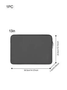 Applicable To Laptop Bag 11,13,14,15,15.6 Inch Laptop Case Soft Computer Bag Office Travel Bag - Grey - View 6