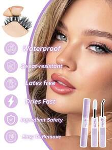 640PCS/1280PCS Individual Cluster False Eyelashes, High Capacity Lash Clusters Kit, 50D+60D+80D+100D D/DD-Curl Voluminous, 0.31-0.63inch, DIY Lash Clusters, Faux Mink Eyelashes, Fluffy Wispy Lashes, Natural Look, Thick & Long, Super Soft & Lightweight, Reusable, Single Strand Segmented Lashes, Lash Extension Kit With Makeup Tools, Includes Lash Glue, Tweezers & Brush, Suitable For Beginners For Daily, Wedding, Party, Music Festival, Mother's Day, And Other Occasions - 紫色 - 查看 8