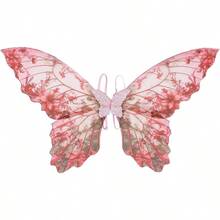 Fairy Wings Adults Women - Wings Fairy Costume For Dress Up Fantasy Renaissance Renfaire Cosplay - Pink - View 2
