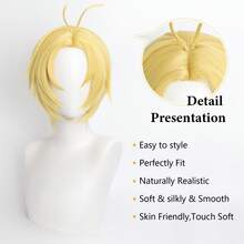 YEWELL Version Daily Role-Playing Headgear Daily Series Japanese Cosplay Headgear Series Multi-Style Interpretation Of Cartoon Anime Suitable For Private Parties Daily Role-Playing Halloween - Gold - View 2
