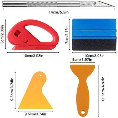1PC Wrapping Tools Kit Vinyl Scraper Cutter Film Squeegee Vinyl Spatulas Plastic Wrap Tool Window Tinting Tools Car Accessories
