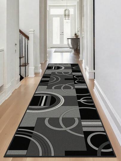 1pc Printed Carpet Runner, Absorbent Soft Easy Clean Kitchen Rug, Faux Wool Anti-Dirty Kitchen Mat, Indoor Outdoor Entrance Bedroom Home Decor Carpet, Living Room Bedroom Laundry Room Washable Carpet, Multi-Color Options