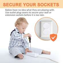 26 Pack Plug Socket Covers UK, Child Baby Plug Socket Covers For Sockets UK - Multicolor - View 5