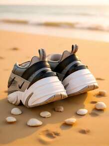 Nike 男子M2K TEKNO復古厚底耐磨運動訓練休閒鞋 - 灰色 - 查看 5