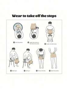 Silicone Padded Shaping Butt Lift Pants, Realistic 3D Buttocks Design, Comfortable Wear, Ideal Gift - Bronze - View 6