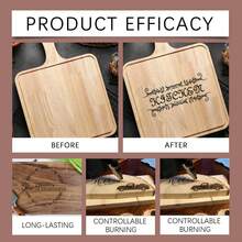 jakehoe 3Pcs Wooden Burning Marker Pens Diy Design Wood Burning Brush Marker Pen Wood Working For Basswood Birch Poplar And Birch Handmade Diy Creations Durable Pyrography Marker For Wood Burn - 1 Box * 3pcs - View 8