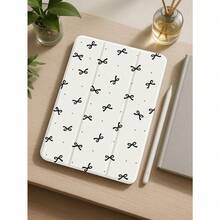 Capol Polka Dot Bow Print Tablet Protective Case, Compatible With  10.2 Inch,  Pro 11 (2021/2020/10th Gen),  Mini 4/5/6, Galaxy Tab A8 10.5 Inch (2022 Model), Matepad 10.4 (With Pen Slot), Shockproof And Kickstand Function - 查看 1