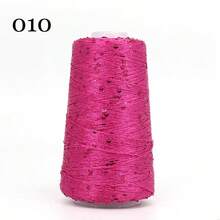 50g Shiny Sequin Crochet Knitting Yarn, DIY Sweater, Bag, Hat Handicraft Materials - Multicolor - View 33