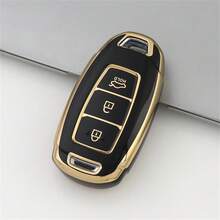 适用于现代汽车的TPU钥匙遥控器保护套，适用于Santa Fe、I30、IX35、Encino、KONA、Solaris、Sonata、Azera、Grandeur、Elantra、Accent等车型，可保护无钥匙进入遥控器。 - 單包 - 查看 17