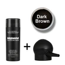 Adglamful 增发纤维粉，Cutline 物理增发，适用于稀疏头发和发际线，30g 瓶装 + 25g 补充装，瞬间增发 - 彩色 - 查看 19