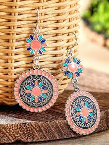 TopHanqi Hoa tai tròn Bohemian Valentine, Mẹ, Mẹ, Ngày của Mẹ, Quà tặng - Nhiều màu - Xem 11