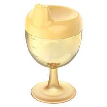 150毫升塑料高脚杯，婴儿果汁/葡萄酒杯，防漏吸管杯设计 - 彩色 - 查看 15