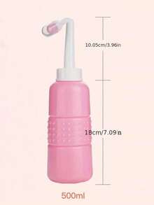 500ml Capacity Mini Handheld Bidet Sprayer, Portable Travel Bidet Sprayer, Hygiene Care Bidet Sprayer - Multicolor - View 5