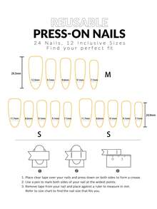 新款猫眼美甲贴，佩戴后可令双颊更显明亮迷人，提升您的优雅气质。 - 彩色 - 查看 5