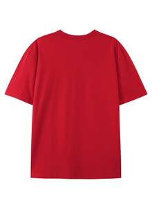 Disney Official Licensed 2026 Disney Trip Mickey Ears Castle Graphic T Shirts 100 Percent Cotton Disney Shirt 220g Cotton Crew Neck Unisex Tee - 紅色 - 查看 2