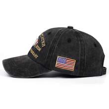 Gorra de béisbol conmemorativa bordada del 250 aniversario de EE. UU. 2026, bordado vintage lavado, gorra unisex de deportes al aire libre de hip hop, moda casual Snapback - Multicolor - Ver 4
