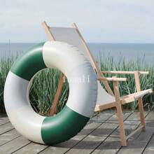 1PC Adult And Children's Colour-Block Inflatable Swimming Ring Baby Underarm Ring Popular Summer Beach Retro Thickened Inflatable Swim Ring Life-Saving Ring - Multicolor - View 6