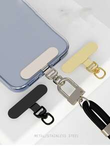 Alloy Lanyard Gasket 360° Rotatable Stainless Steel Phone Hook Metal Washer Secures Phone Lanyard Spring Gift - Multicolor - View 4