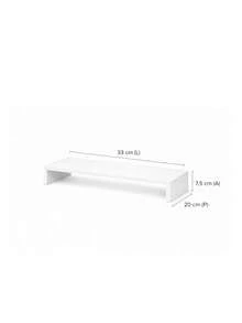 Elevated Monitor Stand For Gaming And Home Office - trắng - Xem 4